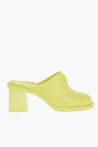 Embossed Logo SOFT Rubber Mules 6.5cm