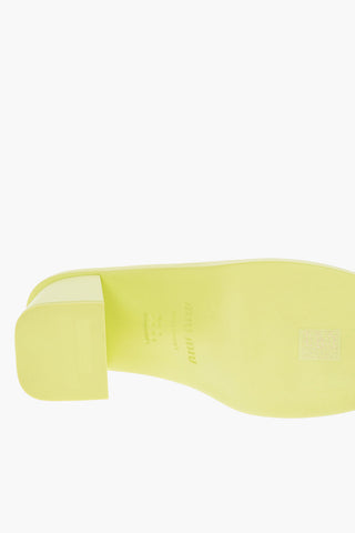 Embossed Logo SOFT Rubber Mules 6.5cm