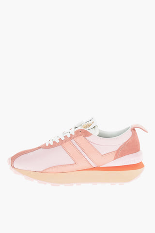 Lace-up BUMPR Sneakers with Leather Details