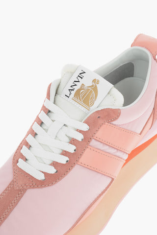 Lace-up BUMPR Sneakers with Leather Details