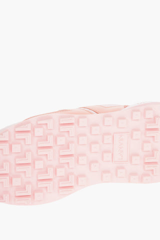 Lace-up BUMPR Sneakers with Leather Details