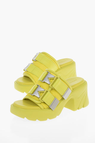 Mules FLASH con Fibbie e Suola Statement