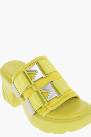 Mules FLASH con Fibbie e Suola Statement