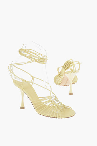 Soft-leather DOT Sandals with Crossover Strap Detailing