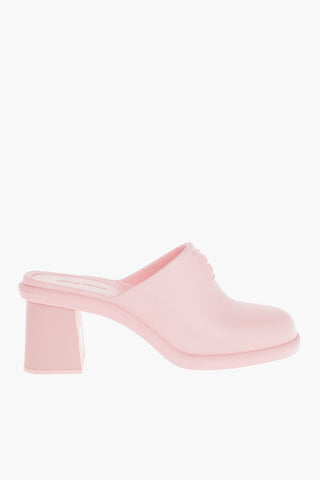 Embossed Logo SOFT Rubber Mules 6.5cm