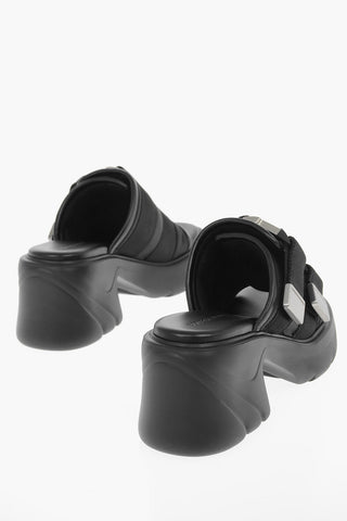 Mules FLASH with Buckle and Statement Sole