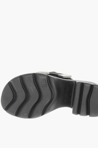 Mules FLASH with Buckle and Statement Sole