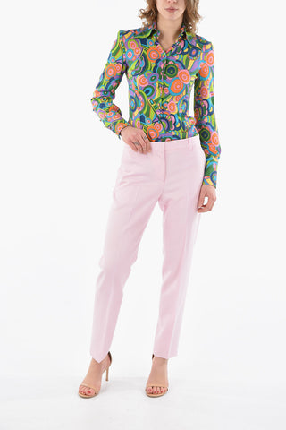 Virgin-wool-twill Tailored Pants