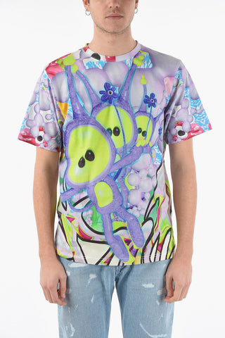 Loose-fit MEET MARPI T-shirt with All-over Print