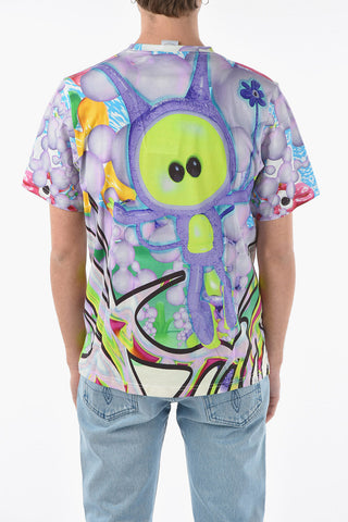 Loose-fit MEET MARPI T-shirt with All-over Print