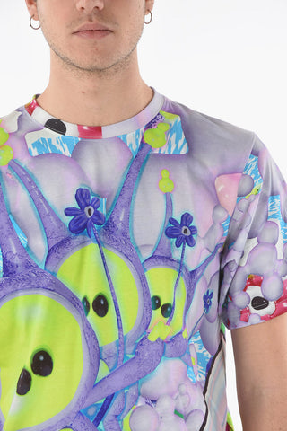 Loose-fit MEET MARPI T-shirt with All-over Print