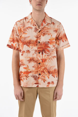 Hawaiian Shir with TOILE JOUY Print