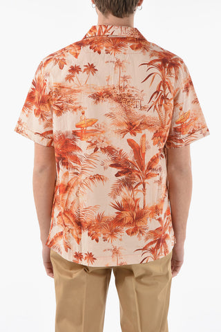 Hawaiian Shir with TOILE JOUY Print