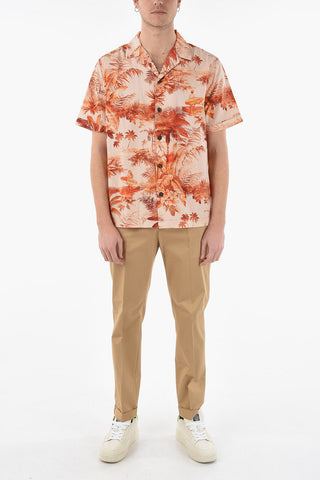 Hawaiian Shir with TOILE JOUY Print