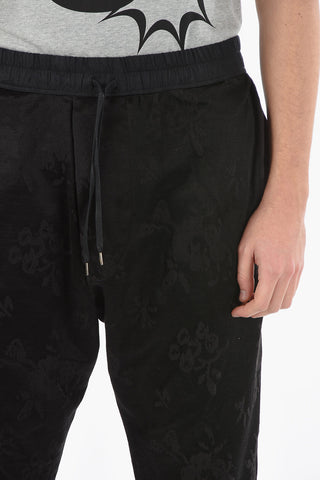 Organic Cotton Blend DRUNKEN Jacquard Sweatpants