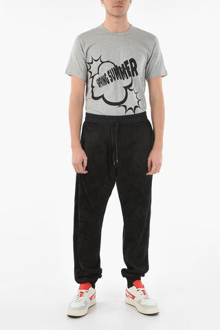 Organic Cotton Blend DRUNKEN Jacquard Sweatpants