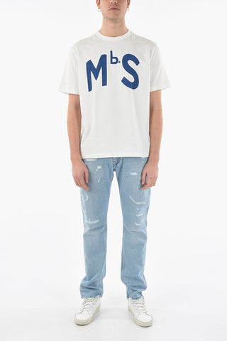 EYE MAN MERZ B. SCHWANEN T-shirt Girocollo con Stampa sul Davanti