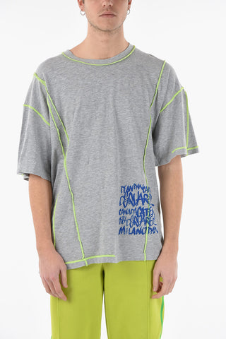 Contrasting Stitches SLOUCH FIT T-shirt