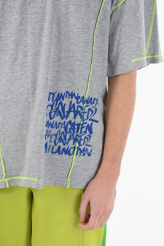 Contrasting Stitches SLOUCH FIT T-shirt