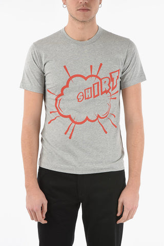 SHIRT CHRISTIAN MARCLAY Crew-neck T-shirt with Contrasting Print