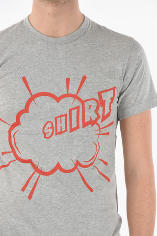 SHIRT CHRISTIAN MARCLAY Crew-neck T-shirt with Contrasting Print