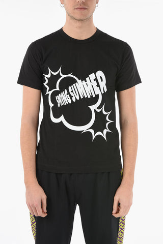 SHIRT CHRISTIAN MARCLAY Crew-neck T-shirt with Contrasting Print