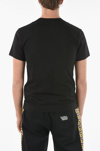 SHIRT CHRISTIAN MARCLAY Crew-neck T-shirt with Contrasting Print