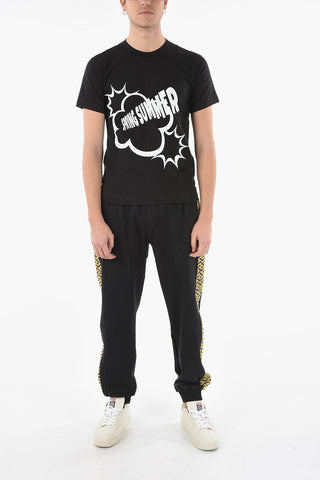 SHIRT CHRISTIAN MARCLAY Crew-neck T-shirt with Contrasting Print