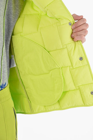 Gilet Trapuntato INTRECCIO TECH con Bottoni a Pressione