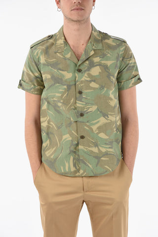 Camou-printed Short-sleeved Shirt