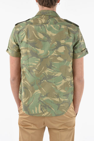 Camou-printed Short-sleeved Shirt