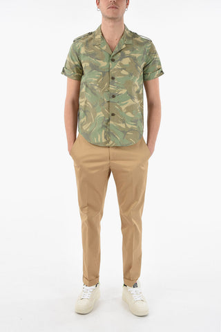 Camou-printed Short-sleeved Shirt