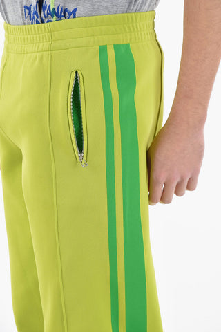 Side Contrasting Band Tech Fabric Pants