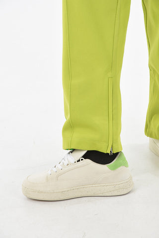 Side Contrasting Band Tech Fabric Pants