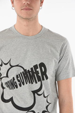 SHIRT CHRISTIAN MARCLAY Crew-neck T-shirt with Contrasting Print