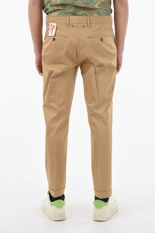 Stretch Cotton CONRAD Chino Pants with Logo