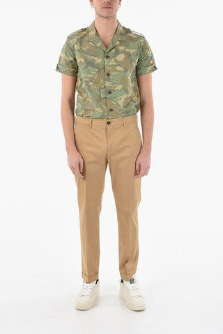 Stretch Cotton CONRAD Chino Pants with Logo