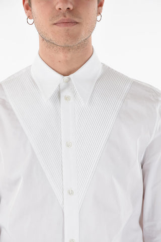 Popeline Cotton COMPACT Tuxedo Shirt