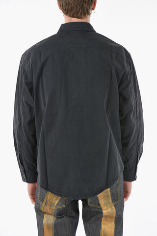 Denim Shirt with Double Breast-pocket