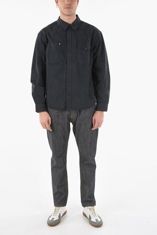 Denim Shirt with Double Breast-pocket