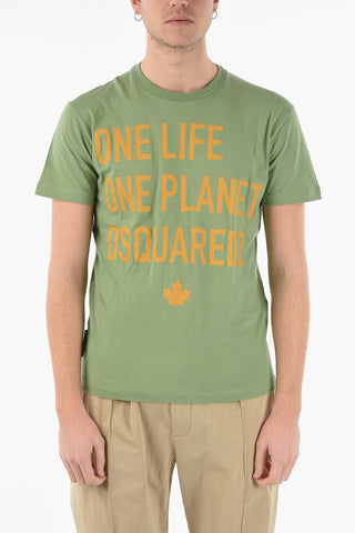 T-shirt ONE LIFE ONE PLANET COOL FIT in Cotone Ecosostenibile