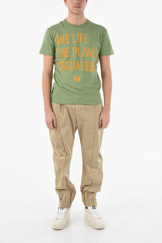 T-shirt ONE LIFE ONE PLANET COOL FIT in Cotone Ecosostenibile