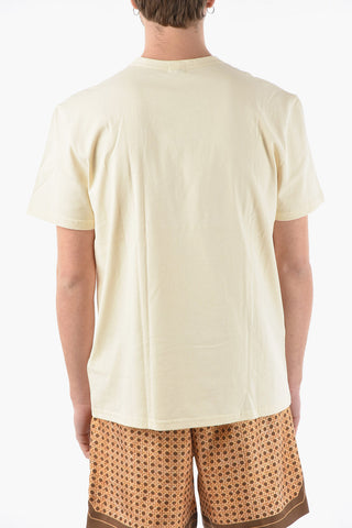 ARCHIVE 021 Jersey Crew-neck T-shirt with Delavé Effect and Lettering