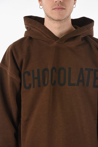 Hooded CHOCOLATE SLOUCH FIT Sweatshirt