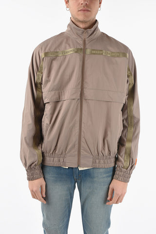 CAT Front Zipped HP TAPE Nylon Windbreaker