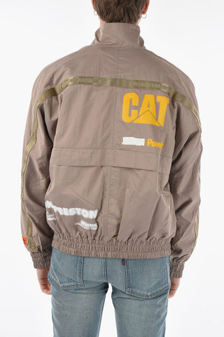 CAT Front Zipped HP TAPE Nylon Windbreaker