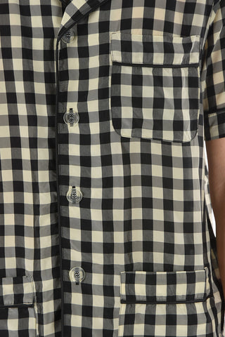 Camicia PAJAMA a Quadri Gingham con Taschino