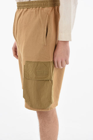Nylon Detail HYBRID Cotton Shorts