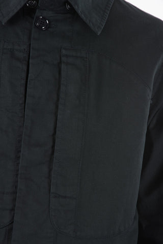Hidden Buttons Overshirt