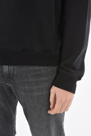 Logo Printed Brushed Cotton Hoodie